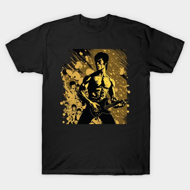 Bruce rock T-Shirt by Trontee